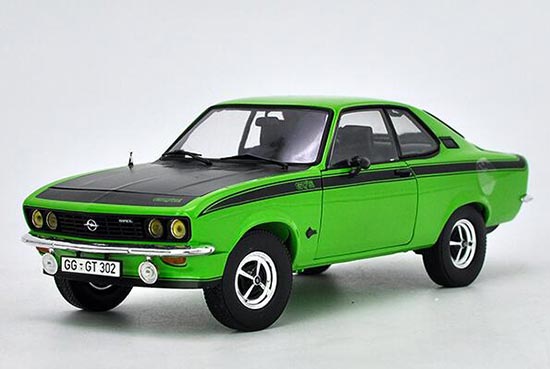 Diecast 1946 Opel Manta GT/E Model 1:18 Scale Green By NOREV