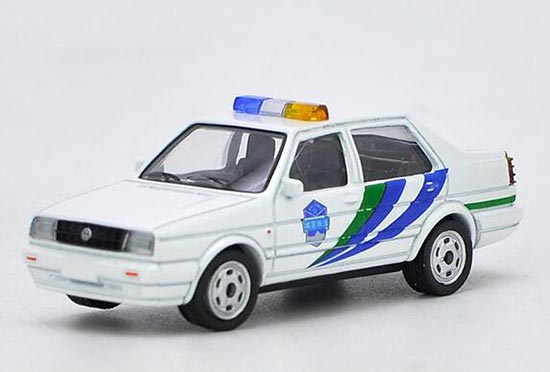 Diecast Volkswagen Jetta Model Urban Management 1:64 White