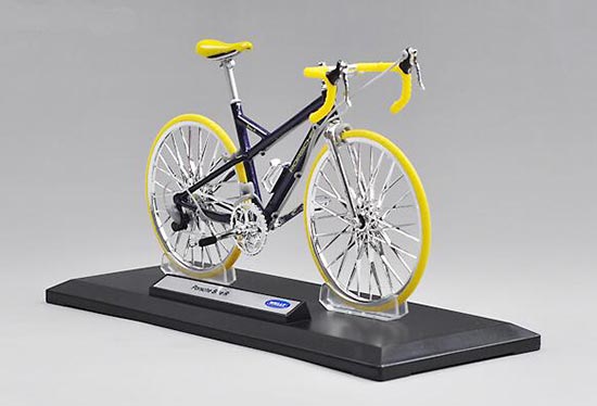 Diecast Porsche Bike R Model Yellow 1:10 Scale By Welly