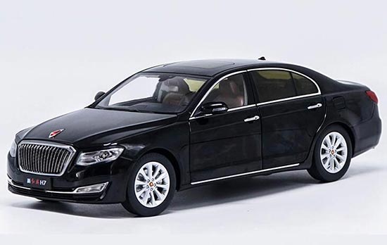 Diecast 2017 Hongqi New H7 Model 1:18 Scale Black