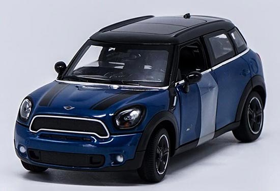 Diecast Mini Cooper Countryman Model 1:24 Red / Blue By Rastar