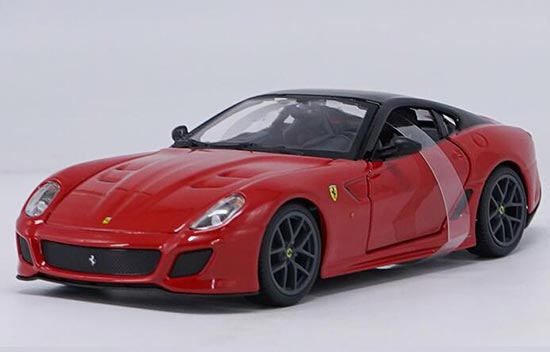 Diecast Ferrari 599 GTO Model Red / Black 1:24 Scale By Bburago