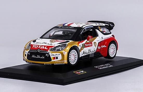 Diecast 2013 Citroen DS 3 WRC Model 1:32 Scale NO.1 By Bburago