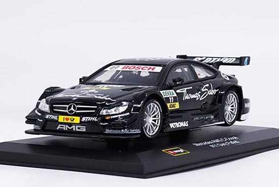 Diecast Mercedes-Benz AMG C-Coupe Model 1:32 Black By Bburago