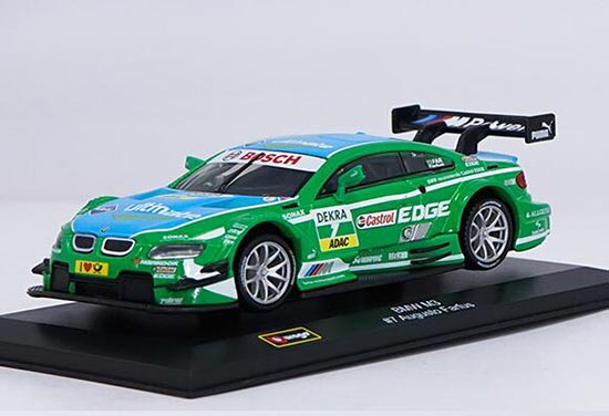 Diecast BMW M3 Model Green 1:32 Scale By Bburago