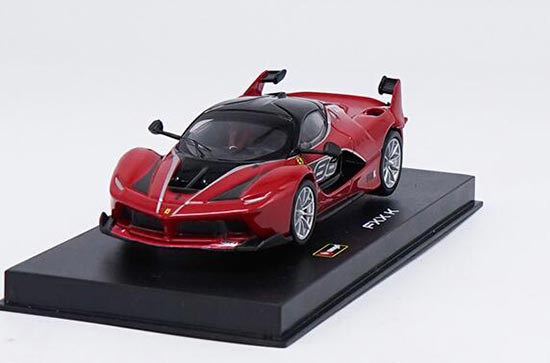 Diecast Ferrari FXX-K Model 1:43 Black / Red By Bburago