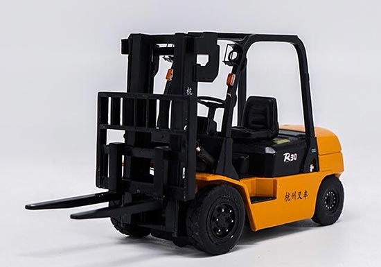 Diecast Hangcha R-Series R30 Forklift Truck Model 1:25 Yellow