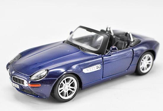 Diecast BMW Z8 Model 1:24 Scale Blue By Maisto