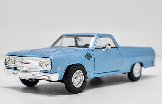 Diecast Chevrolet Pickup Truck Model 1:24 Scale Blue By Maisto