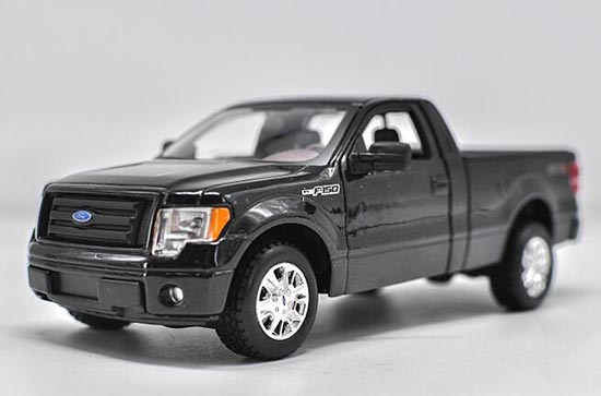 Diecast Ford F-150 STX Pickup Truck Model Black 1:24 By Maisto