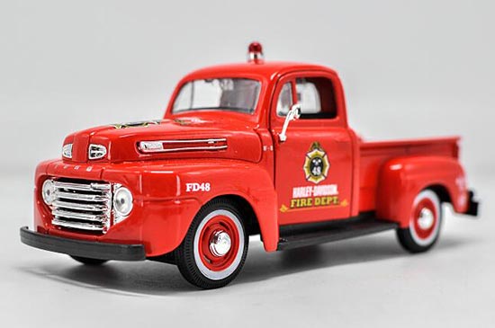 Diecast Ford F-1 Pickup Truck Model 1:27 Scale Red By Maisto