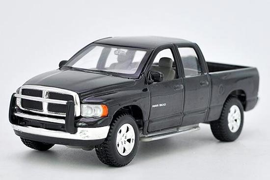 Diecast Dodge RAM 1500 Pickup Truck Model 1:26 Black By Maisto