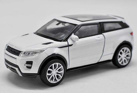 Diecast Land Rover Range Rover Evoque Toy 1:36 White By Welly