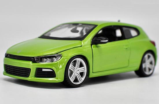 Diecast Volkswagen Scirocco R Model 1:24 Scale Green By Bburago