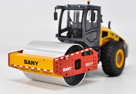 Diecast Sany SSR260 Road Roller Model 1:35 Scale Yellow