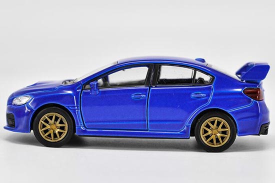 Diecast Subaru Impreza WRX STI Toy 136 Red / Blue By