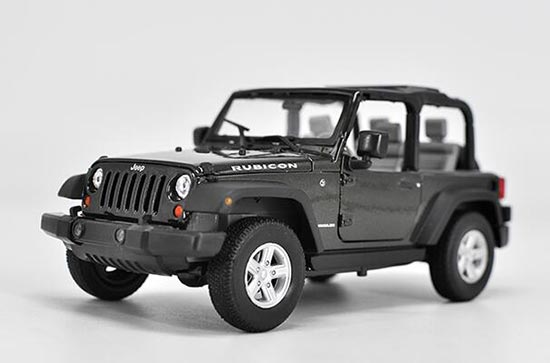 Diecast Jeep Wrangler Rubicon Model 1:24 Scale By Welly