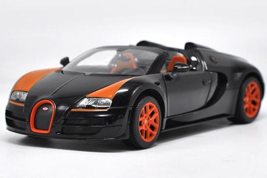 Diecast Bugatti Veyron Grand Sport Vitesse Model 1:18 By Rastar