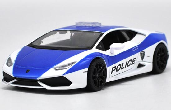 Diecast Lamborghini Huracan LP610-4 Model Blue 1:24 By MaiSto