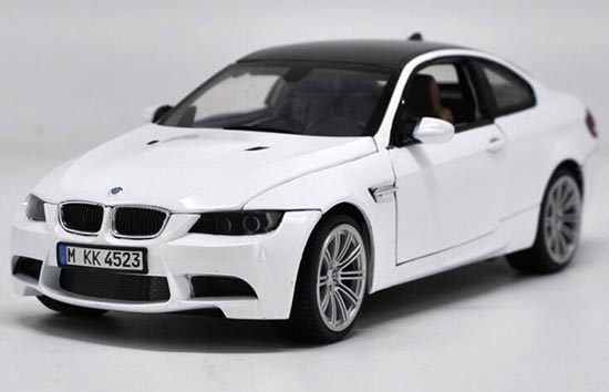 Diecast BMW M3 Coupe Model 1:18 Scale White By MotorMax