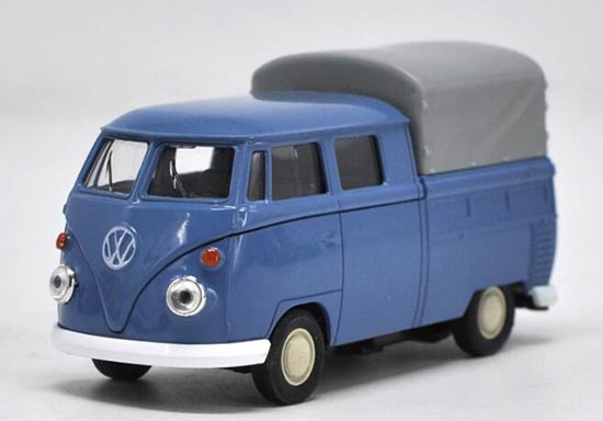 Diecast Volkswagen Pickup Truck Toy 1:36 Scale Blue By Welly