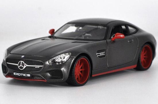 Diecast Mercedes Benz AMG GT Model Black 1:24 Scale By Maisto