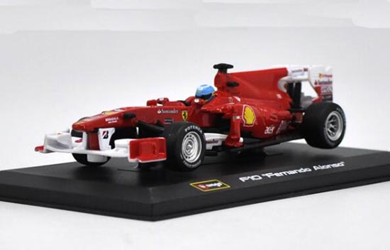 Diecast Ferrari F10 Model Red 1:32 Scale By Bburago