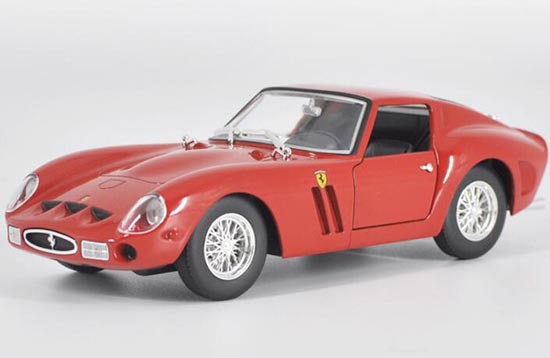 Diecast Ferrari 250 GTO Model Red 1:24 Scale By Bburago