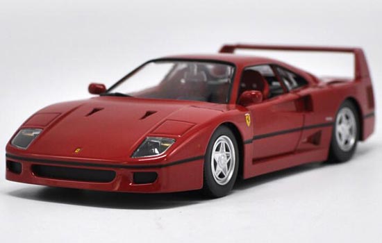 Diecast Ferrari F40 Model Red 1:24 Scale By Bburago