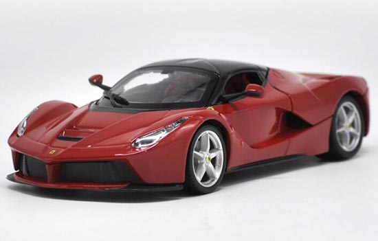 Diecast Ferrari Laferrari Model Red 1:24 Scale By Bburago