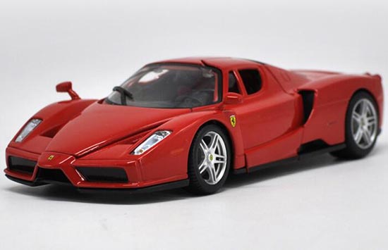 Diecast Ferrari Enzo Model Red 1:24 Scale By Bburago