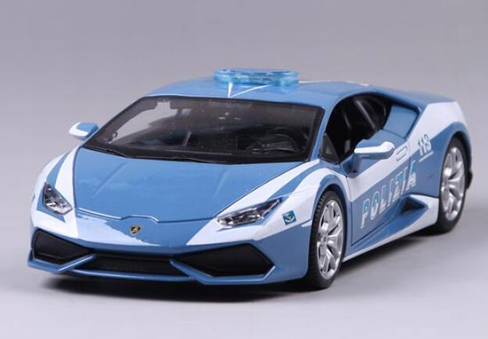 Diecast Lamborghini Huracan LP610-4 Model Blue By MaiSto