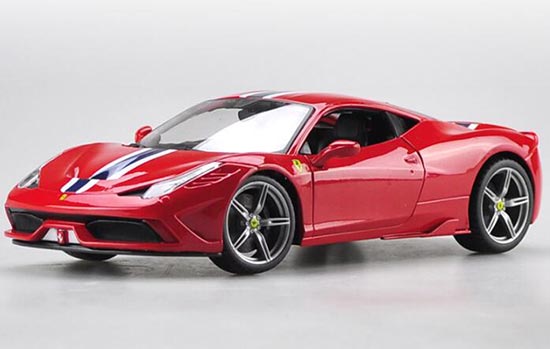 Diecast Ferrari 458 Speciale Model Red 1:18 Scale By Bburago