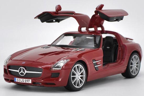 Diecast Mercedes Benz SLS AMG Model 1:18 Scale By Maisto