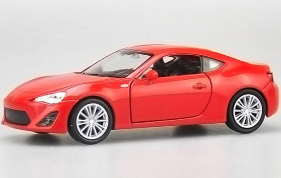 Diecast Toyota 86 Toy Red 1:36 Scale By Welly