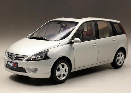 Diecast Dongfeng Joyear TT MPV Model 1:18 Scale Silver