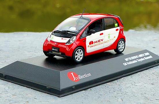 Diecast 2008 Mitsubishi i-MiEV Model 1:43 Red By J-Collection