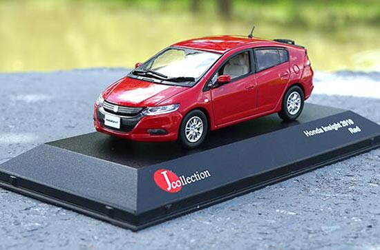 Diecast 2010 Honda Insight Model 1:43 Red /Blue By J-Collection