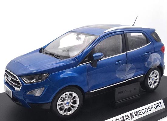 Diecast 2018 Ford Ecosport Model 1:18 Scale Blue