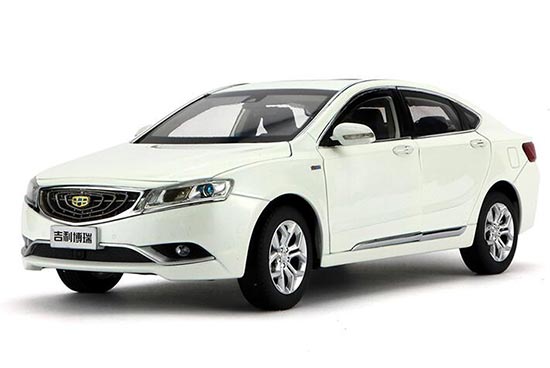 Diecast Geely Borui Model 1:18 Scale White