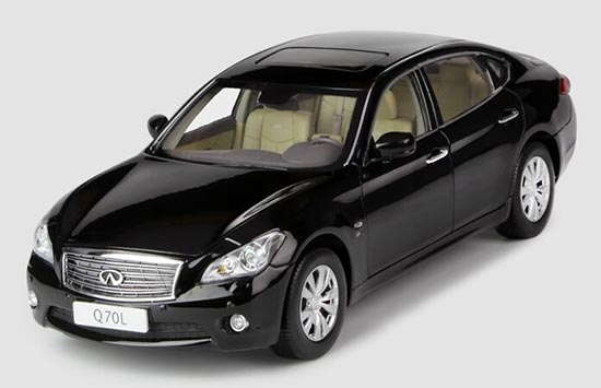 Diecast Infiniti Q70L Model Black 1:18 Scale