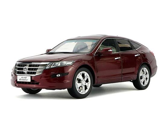 Diecast Honda Crosstour Model Wine Red 1:18 Scale