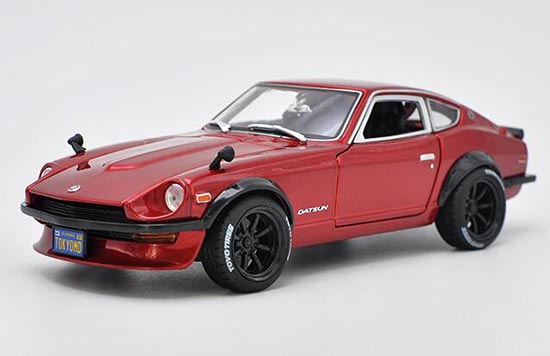 Diecast 1971 Datsun 204Z Model 1:18 Scale Red By Maisto