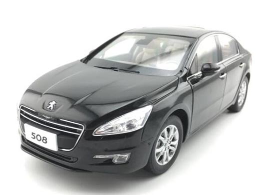 Diecast Peugeot 508 Model 1:18 Scale Black