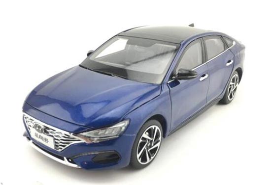 Diecast Hyundai Lafesta Model 1:18 Scale Blue