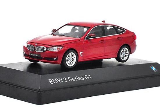 Diecast BMW 3 Series GT Model 1:43 Scale Red / White / Black