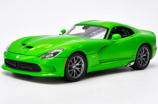 Diecast Dodge SRT Viper GTS Model Green 1:18 Scale By MaiSto