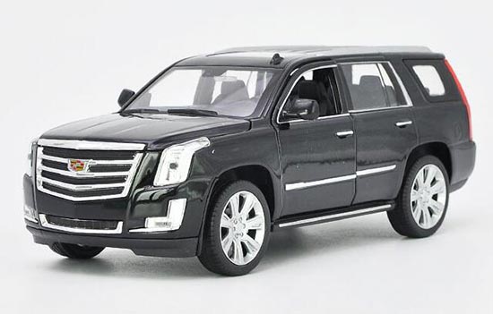 Diecast 2017 Cadillac Escalade Model 1:24 Scale Black / White