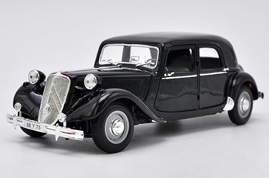 Diecast Citroen 15CV 6 Cyl Model 1:18 Scale Black By MaiSto