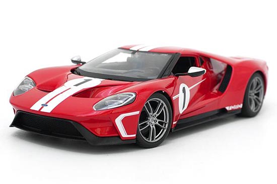 Diecast 2017 Ford GT Model 1:18 Scale Red By Maisto